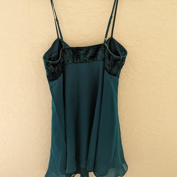 Victorias Secret Vintage Velvet Slip Dress and Panties Set Size S Y2K 90s - Picture 11 of 11